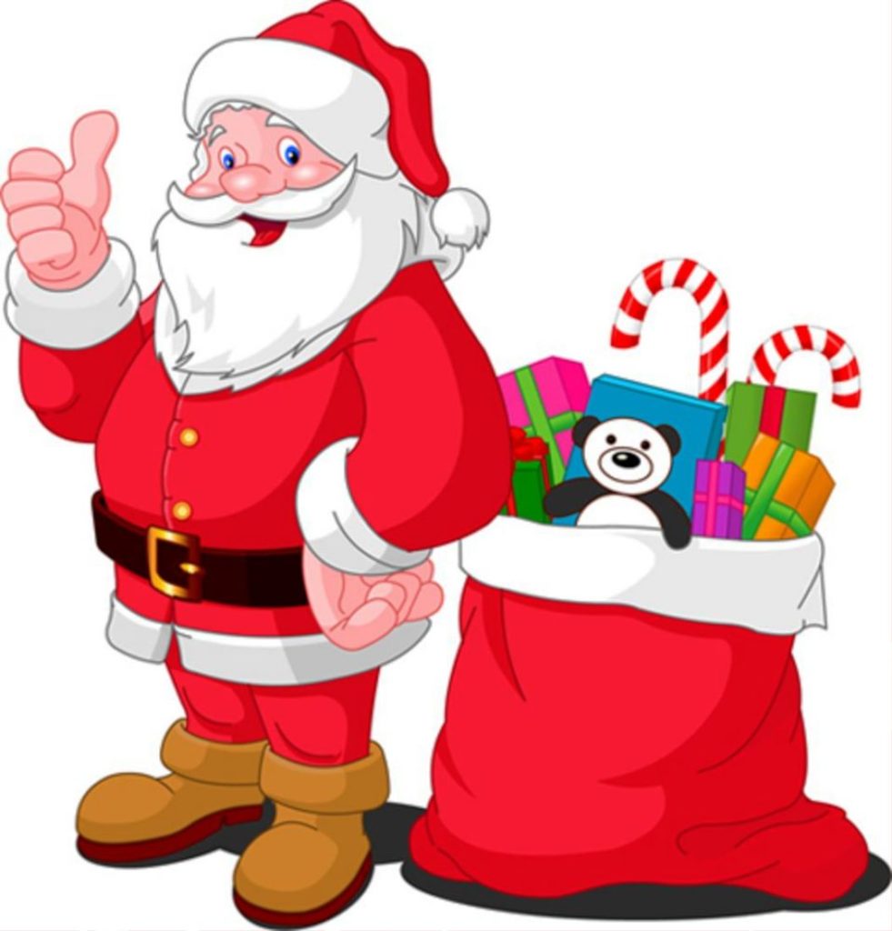 Dancing Santa Claus HD Desktop Wallpaper