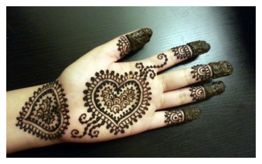 Simple and Easy Mehndi Design Images