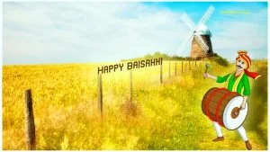 New Happy Baisakhi landscape free