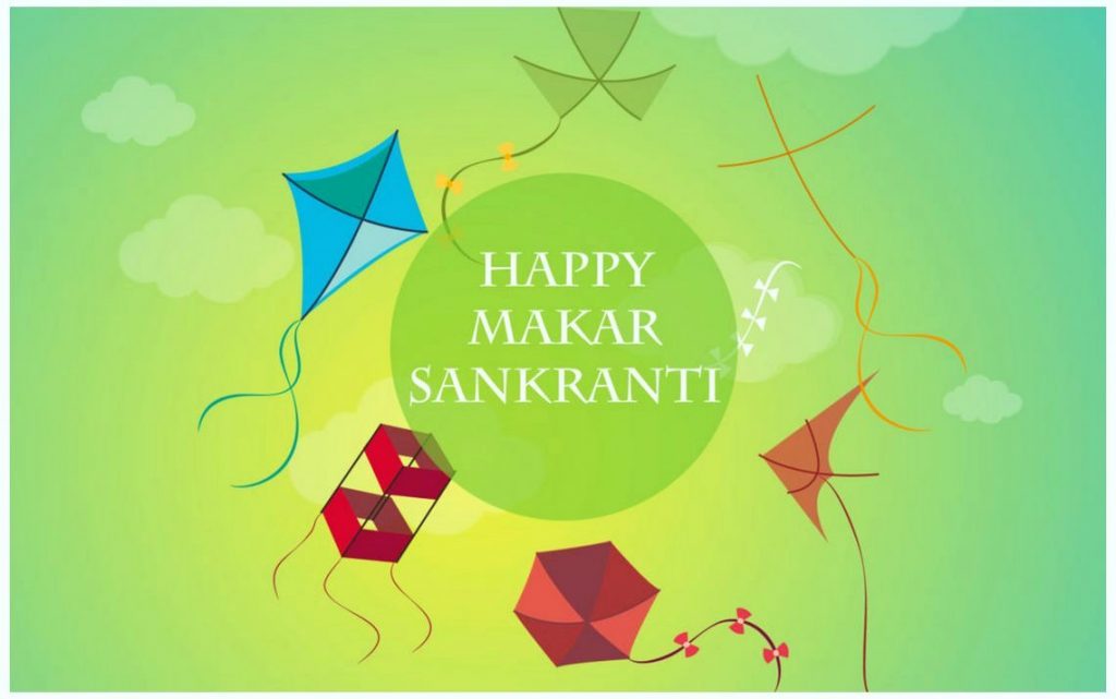 Happy makar sankranti Uttrayan 2015 HD Wallpaper