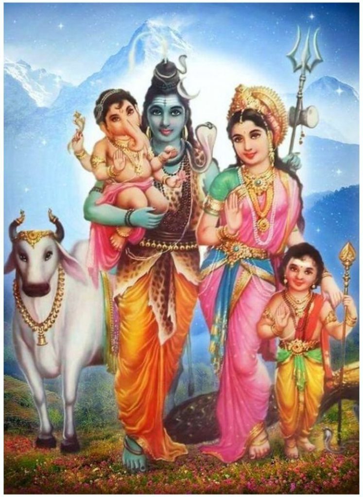 lord shiva qualities with Family Photos