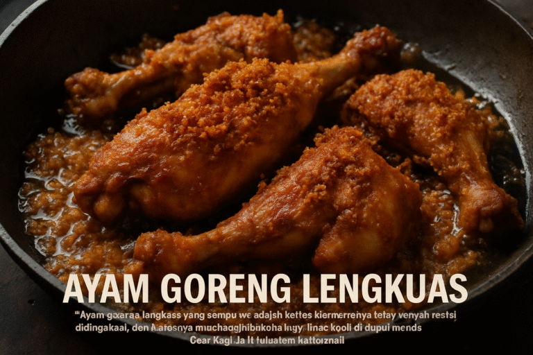 Ayam Goreng Lengkuas – Resep Rahasia yang Bikin Suami Ketagihan