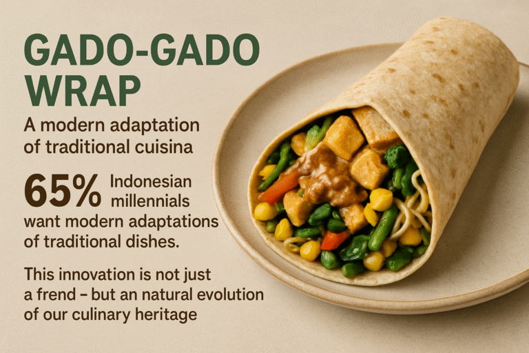 Gado Gado Wrap – Resep Nostalgia dalam Gaya Kekinian yang Tetap Segar dan Indonesia Banget